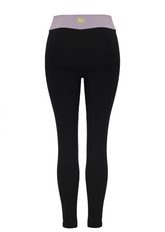 Calça Legging RokBox Shoulder Press - Preto / Lilás - Feminino